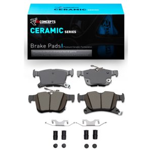 Chrysler Grand Caravan Brake Pads - Rear - R1 Concepts - R1 Ceramic Pads - `17-`24